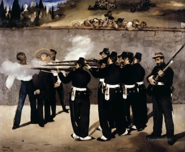 Édouard Manet Painting - La ejecución del emperador Maximiliano de México Eduard Manet